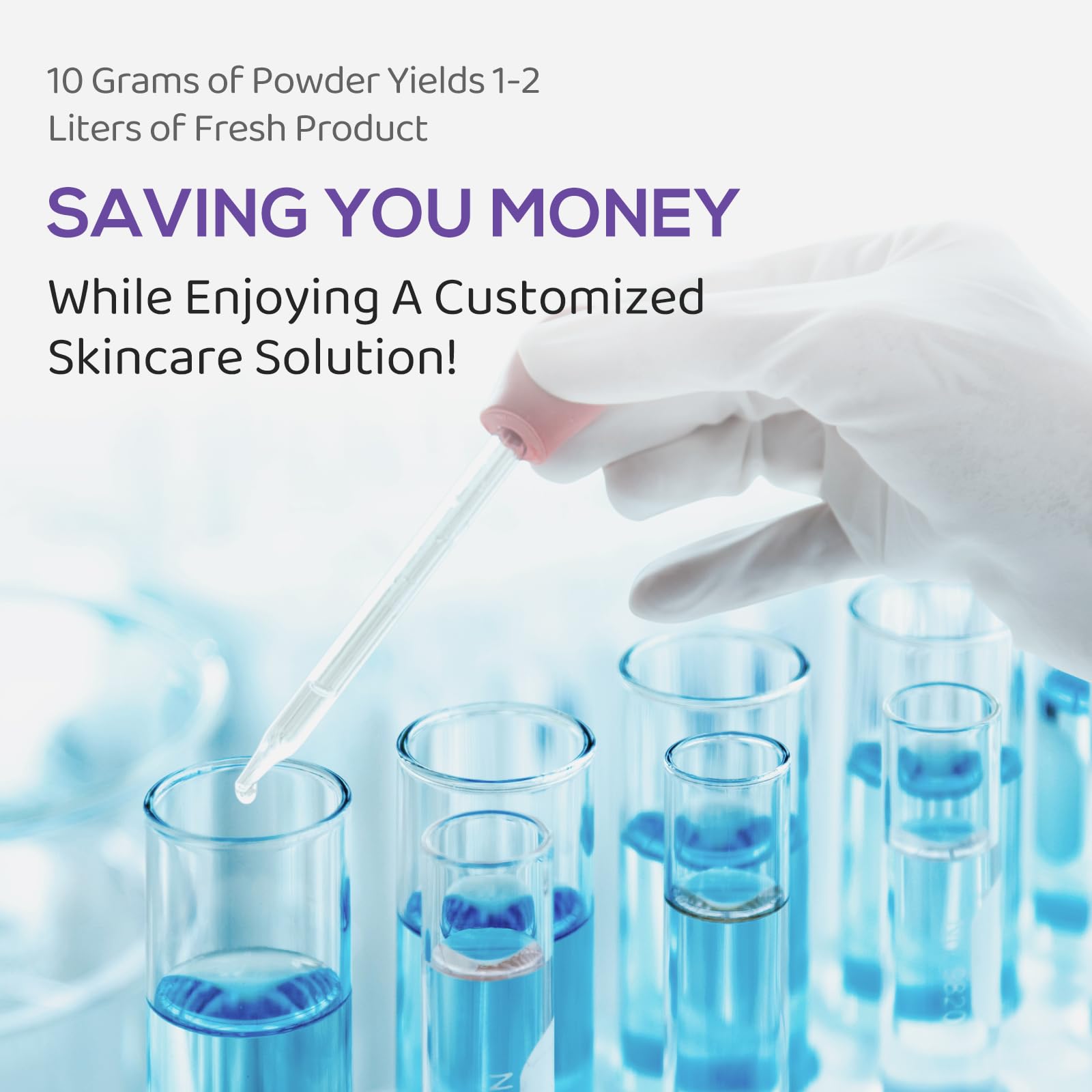 Vagiria Hyaluronic Acid Powder for DIY Skincare - 99% Purity, Ultimate Moisturizer, Smoother Skin, Wrinkle-Reducing Elixir, Perfect for Post-Peel Care