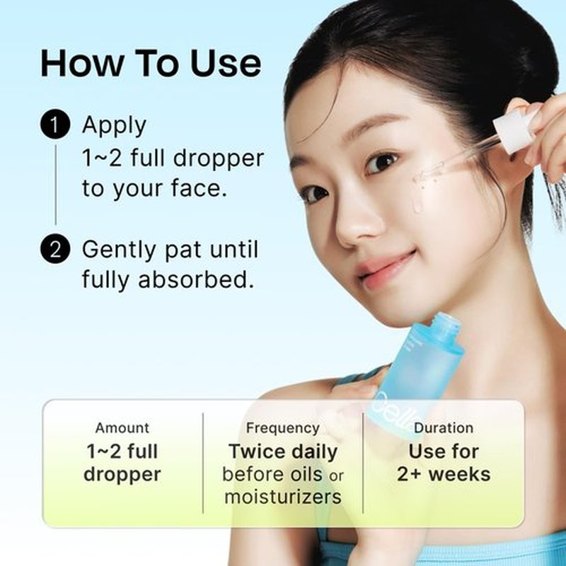 Celladix Hyaluronic Intense Serum – 95% Pure Hyaluronic Acid with Jeju Deep Sea Water & Peptides – 100 Hours of Hydration, Gentle Soothing Care for Radiant Skin – Korean Skincare, 1.01 Fl Oz