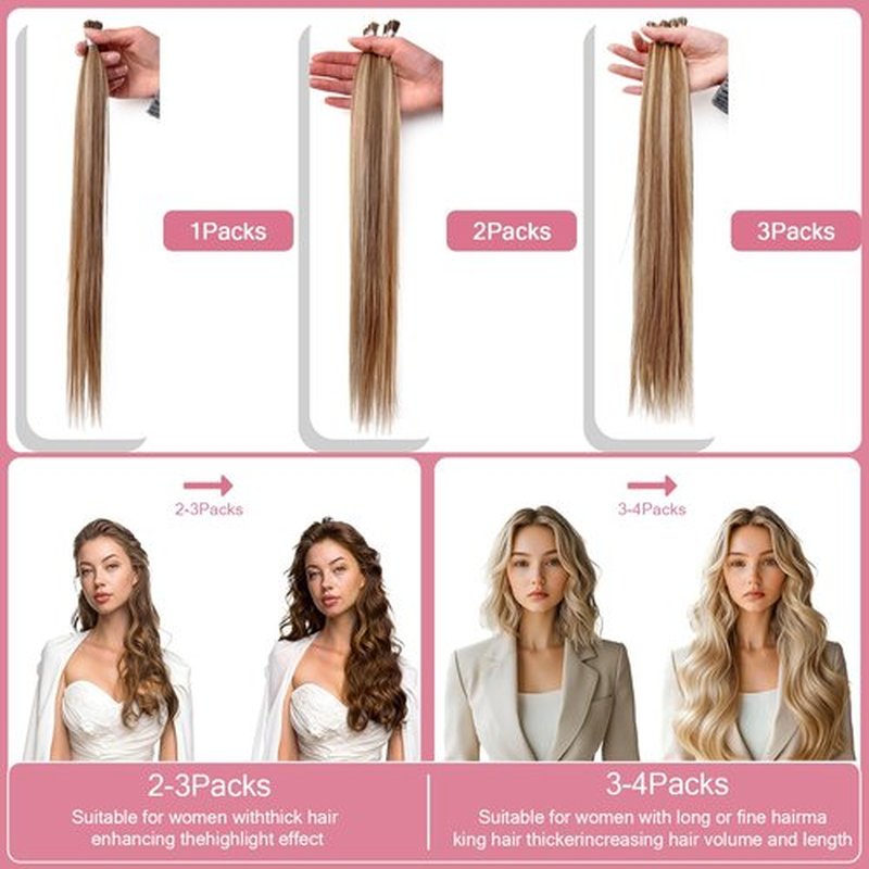 Eliysako Remy-Hair Nano Bead Hair Extensions Human Hair 18Inch 40g/pack Nano Ring Hair Extensions Human Hair Color #P60/16 Grey Brown Mix Blonde Long Straight Invisible for Women