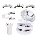Mayhug Magnetic Eyelashes 3 Pairs, Reusable Magnetic Lashes with Applicator No Glue Needed Lash Clusters Kit Natural Look, Easy to Wear and Remove (3 Pairs-Kit 2)