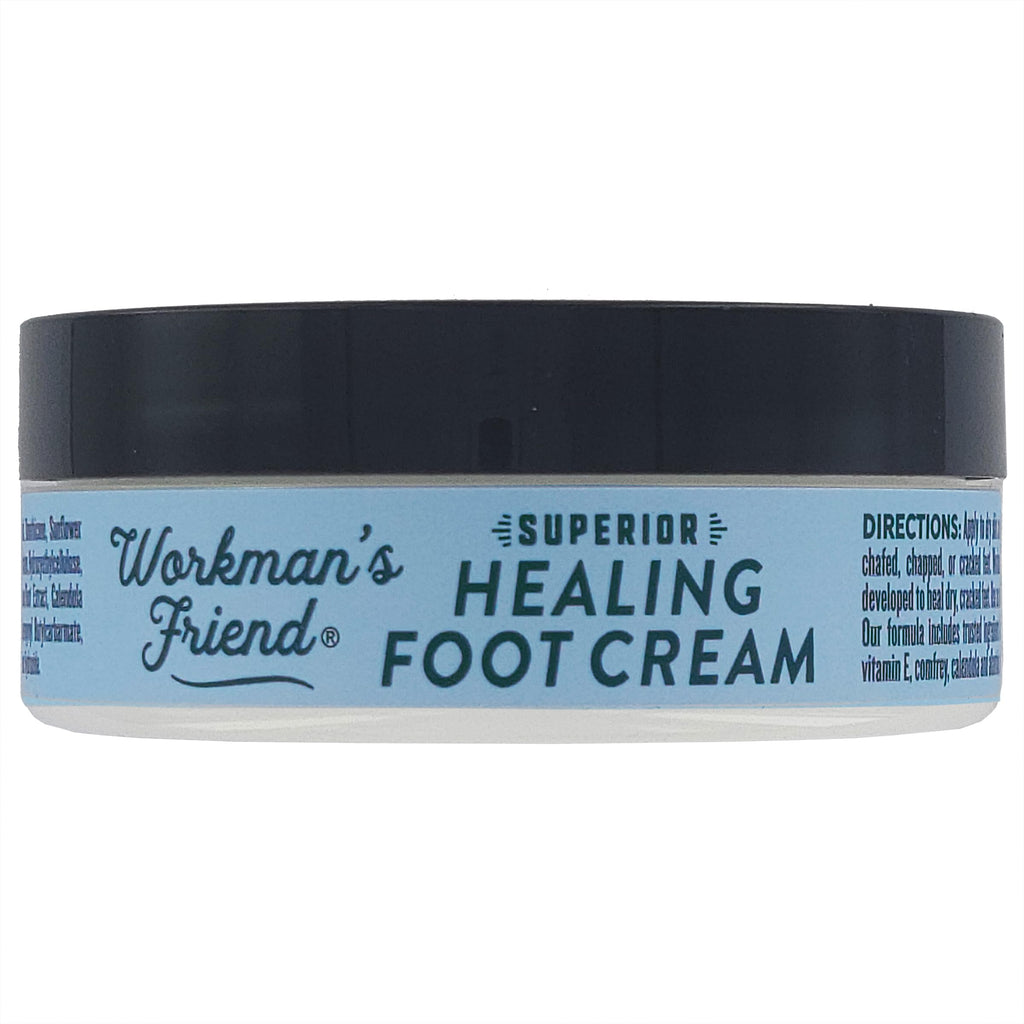 WORKMAN'S FRIEND Superior Healing Foot Cream - Intense Moisturizer - Heals Extremely Dry & Cracked Skin - 2.5 ounce