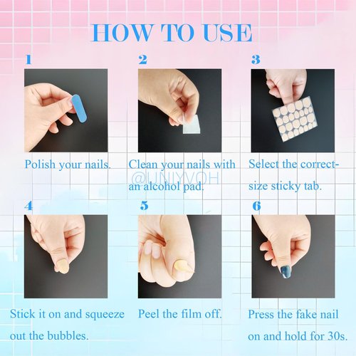 Short Square Press on Nails Handmade False Nails with 3D Designs/Charms, Cute Reusable Fake Stick on Acrylic Tips (Butterfly+Golden, Small)