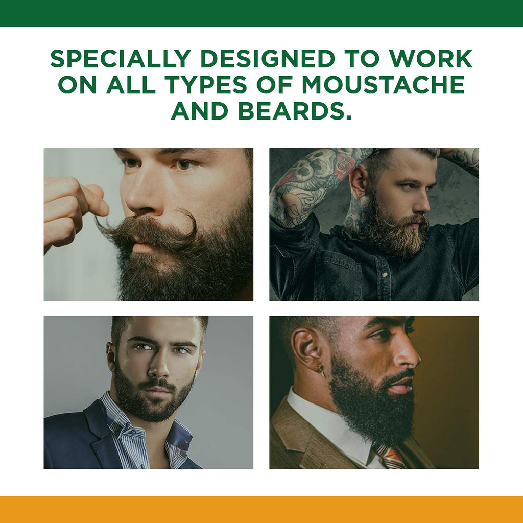 Clubman Pinaud Moustache Wax with Comb Applicator, For Styling & Color Enhancement, Brown, 0.5-Ounce (Pack of 6)