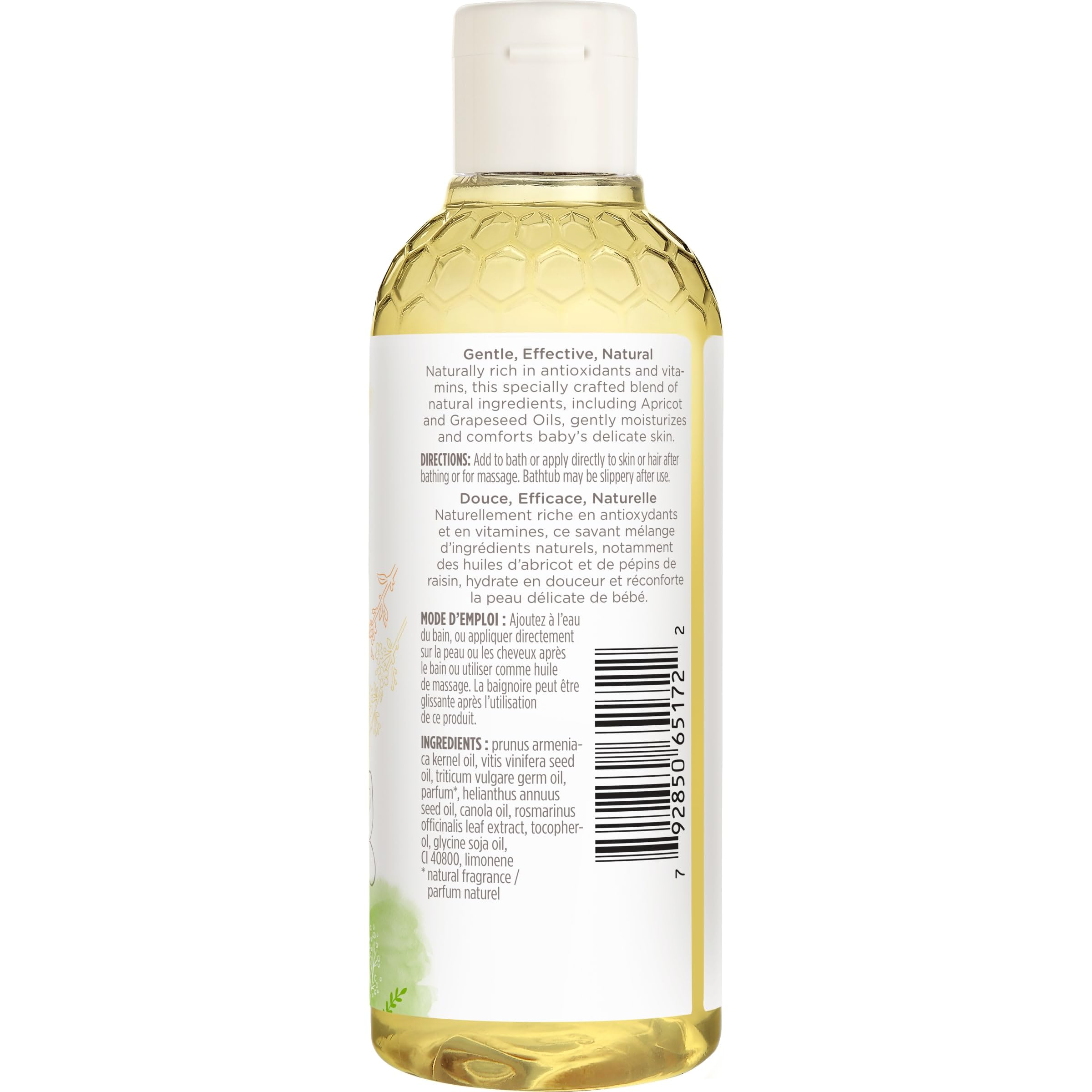 Burt's Bees Baby Nourishing Baby Oil, 100% Natural Origin Skin Care - 5 Ounce Bottle