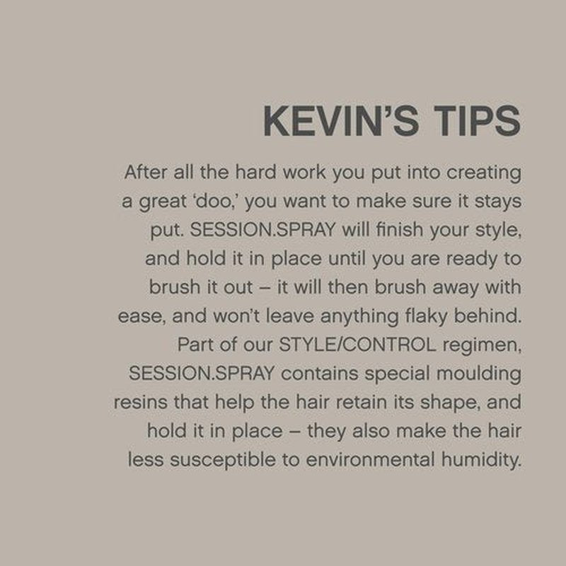 KEVIN.MURPHY SESSION.SPRAY - Strong Hold Finishing Hair Spray - For All Hair Types - Long Lasting Hold - Humidity Resistant Hair Care - 100 mL / 3.4 fl oz (Pack of 2)