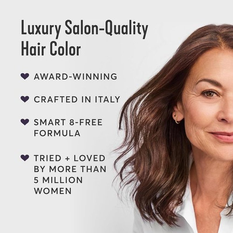 Madison Reed Radiant Hair Color Kit - 4NMG Darkest Chocolate Brown with Warm Mahogany Tones | PPD-Free, Ammonia-Free Permanent Dye, 1 Pack