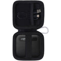 Aenllosi Hard Carrying Case Compatible with Crucial X6 1TB/2TB/4TB/500GB Portable SSD,External External Solid State Drive & USB Cable Organizer(Case Only)