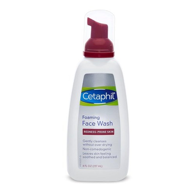 Cetaphil Redness Control Foaming Face Wash - Soothes Sensitive Skin | 8 Fl Oz