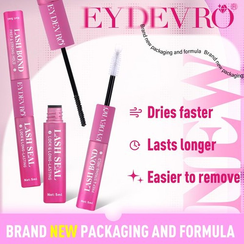 Eyelash Extension Kit Thick Lash Extension Kit D Curvature Lash Clusters Kit Volume Individual Lashes 200 Pcs DIY Lash Extension Kit with Lash Bond and Seal Lash Tweezers (60D80D,10-18mm) by EYDEVRO