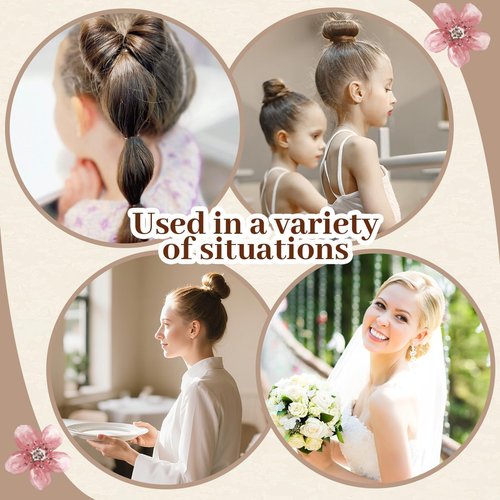 386Pcs Ballet Hair Styling Kit-Hair Wax Stick, 200 Elastic Ties, 50 Bobby Pins, 50 U-Pins, 10 Invisible Hair Bun Nets, 3 Combs&Brushes, 2 Loop Tools, Professional Dance Performance Kit w/Storage Box