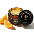 Eqimznv Beef Tallow for Skin, Organic Grass-Fed Beef Tallow Balm with Row Honey, Tallow and Honey Balm, Tallow Face Moisturizer for Face Body, Natural Formula for Dry & Sensitive Skin (2 OZ, Citrus)