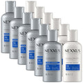 Nexxus Therappe Shampoo & Humectress Conditioner, Travel-Size (6 Sets, 12 Bottles), Elastin Protein & Green Caviar Revive Dry Hair with 24H Moisture, 3 Oz Ea