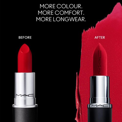 Macximal Silky Matte - Ruby Woo by MAC for Women - 0.11 oz Lipstick