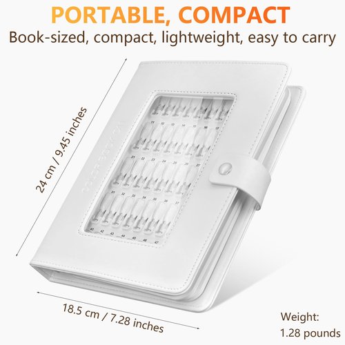 I·B·N G Upgraded Nail Color Swatches Nail Sample, Detachable 150 Nail Polish Color Display Book with Clear Nail Tips, C11