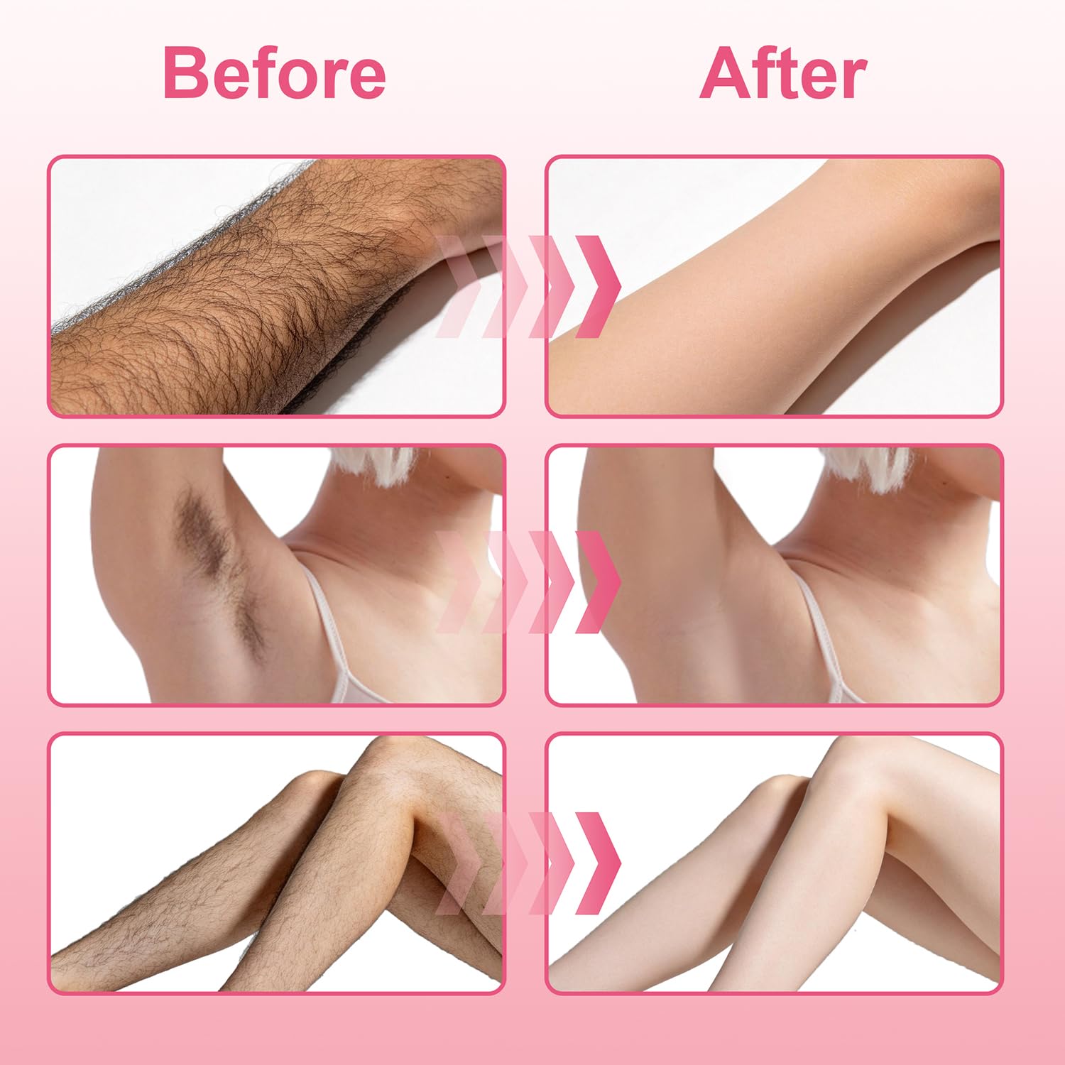 Wax Strips, 40 Pcs Wax Strips For Face & Body, Waxing Strips For Hair Removal At Home For Facial, Arms, Legs, Underarms, Bikini, Back, Women And Men (20*Big, 20*Small，4*Oil Wipes)