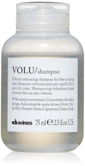 Davines VOLU Shampoo - Volumizing Gentle Cleanser for Fine Hair | Soft, Light, Travel Size 2.54 Fl Oz
