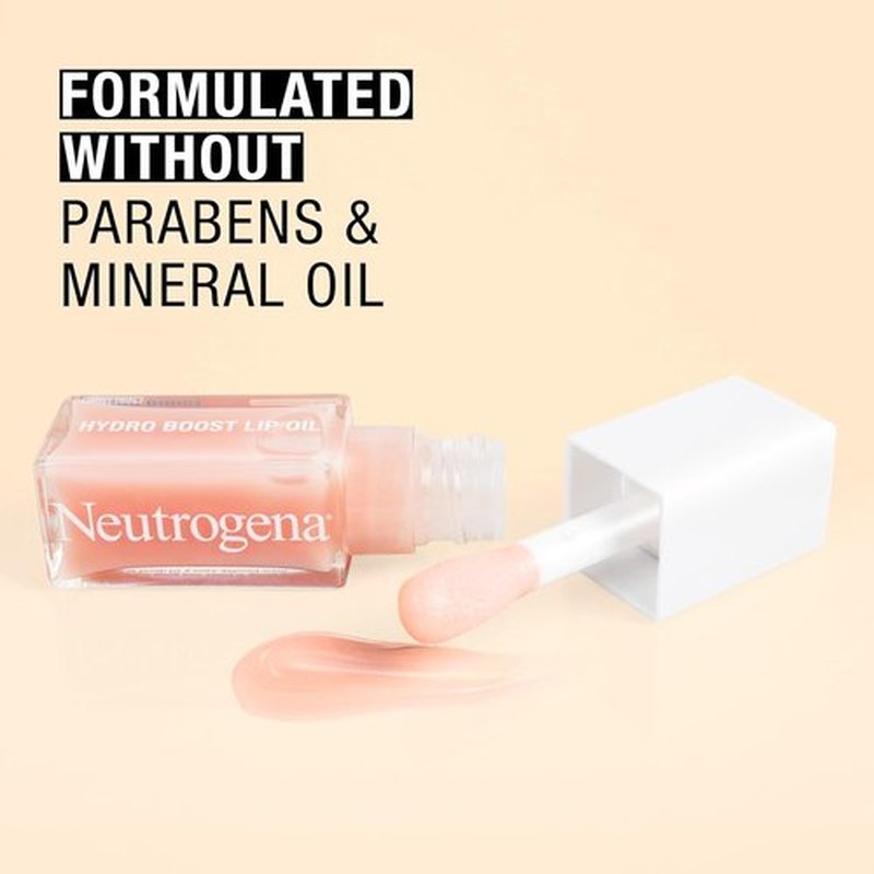 Neutrogena Hydro Boost Lip Hydration Kit - Tinted Lip Oil & Overnight Mask with Hyaluronic Acid | Light Pink