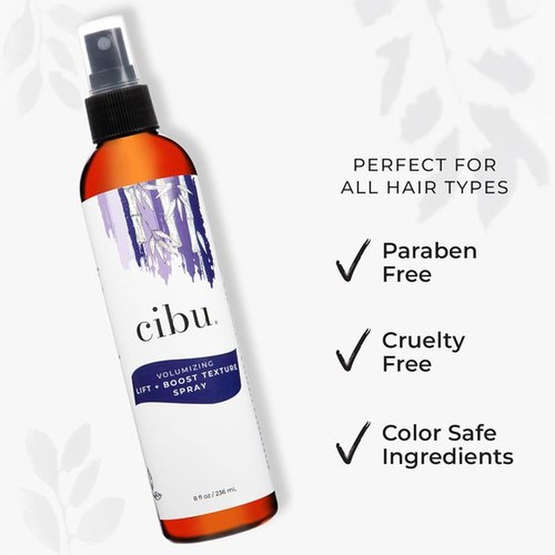 CIBU Volume Lift Texture Spray - Nutrient-Rich Volumizing Formula with Rice Soy Protein & Ginseng | 8oz