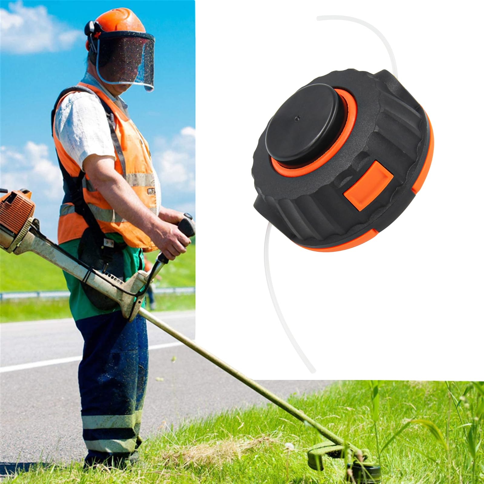 Wanotine 537419211 String Trimmer Head for Poulan Weedeater MX557, PP125, PP136E, P4500, PPB200E, PPB32SST, PPB350 Gas Trimmer Replacement 537419202