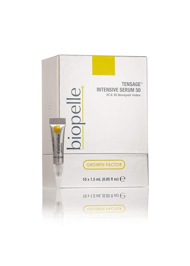 Biopelle Tensage Growth Factor Face Serum - Snail Mucin & Hyaluronic Acid, 50ml, Anti-Aging Formula