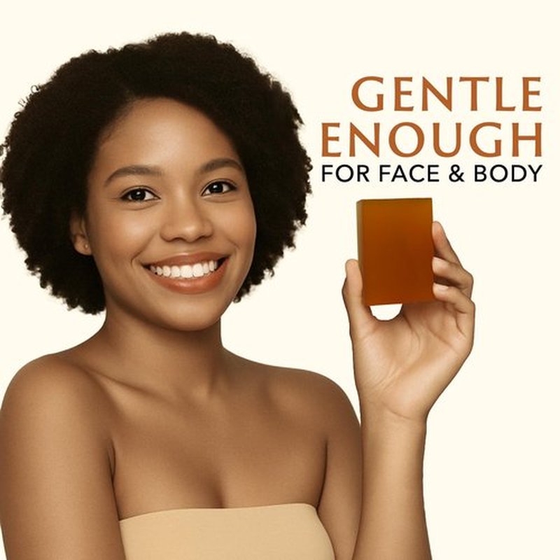 Mine Turmeric Kojic Acid Soap Bar with Vitamin C, Collagen, Shea Butter & Lactic Acid – Natural Skin Glowing