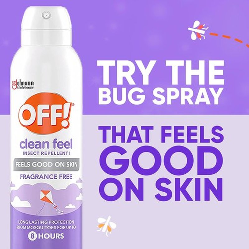 Off! Clean Feel Insect Repellent Aerosol - DEET-Free, Long-Lasting Mosquito & Tick Protection | 5 oz (Pack of 2)