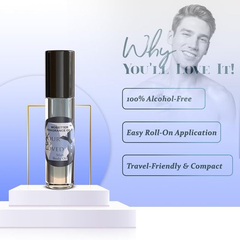 MOBETTER Fragrance Oils - Your So Loved Cologne Body Oil for Men | Long-Lasting Scent