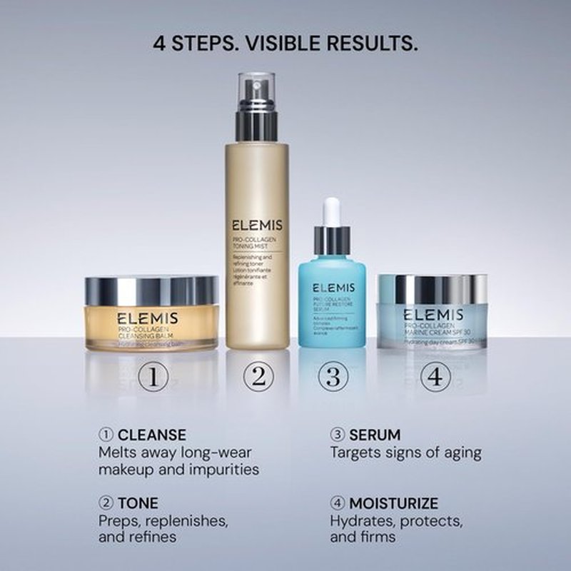 ELEMIS Pro-Collagen Toning Mist 150ml, Hydrating PHA Facial Mist to Refine Pores & Smooth Skin