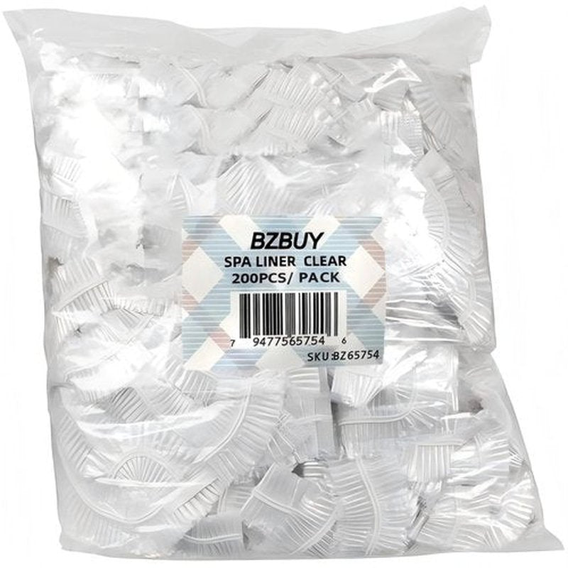 Bzbuy Disposable Spa Liners Large Size Fit All Pedicure Chair Clear 200 Pcs