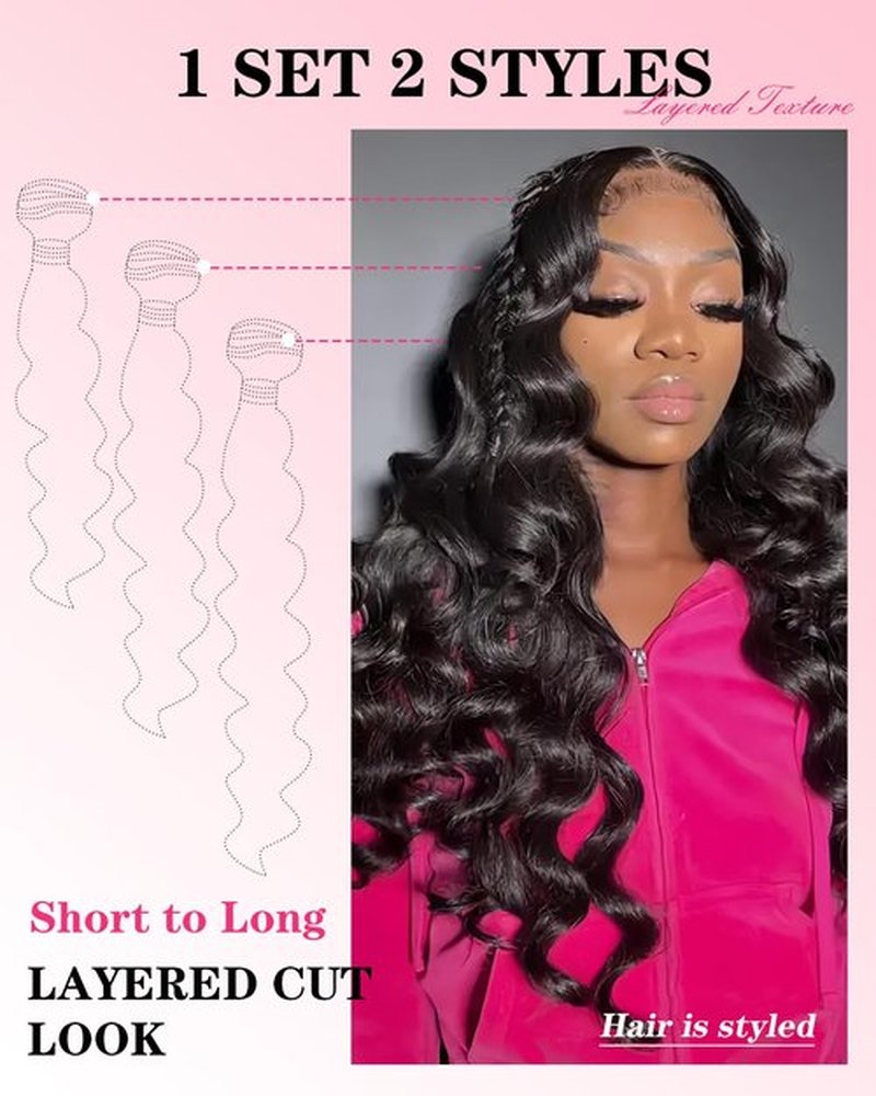 Loose Wave Bundles Human Hair 16 18 20 Inch 100% Real Human Hair Unprocessed Brazilian Virgin Loose Deep Wave Bundles Human Hair Remy Hair Extension Natural Color