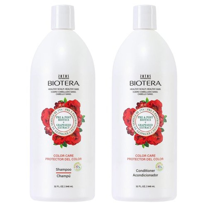 **Biotera Color Care Shampoo & Conditioner Set - Extends Color-Treated Hair | Vegan, Paraben-Free | 32 Fl Oz**
