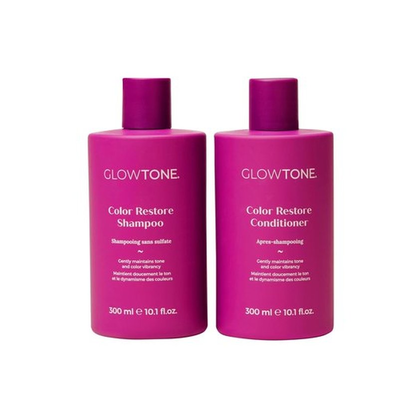 GLOWTONE™ Color Care Shampoo & Conditioner Duo - Anti-Fade, High Shine for Color-Treated Hair | Argan & Pomegranate Oil