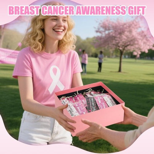 200 Pack Breast Cancer Awareness Accessories Bulk Nail Files Items, Pink Ribbon Emery Board Gifts for Breast Cancer Survivor Women Party Favors Giveaways