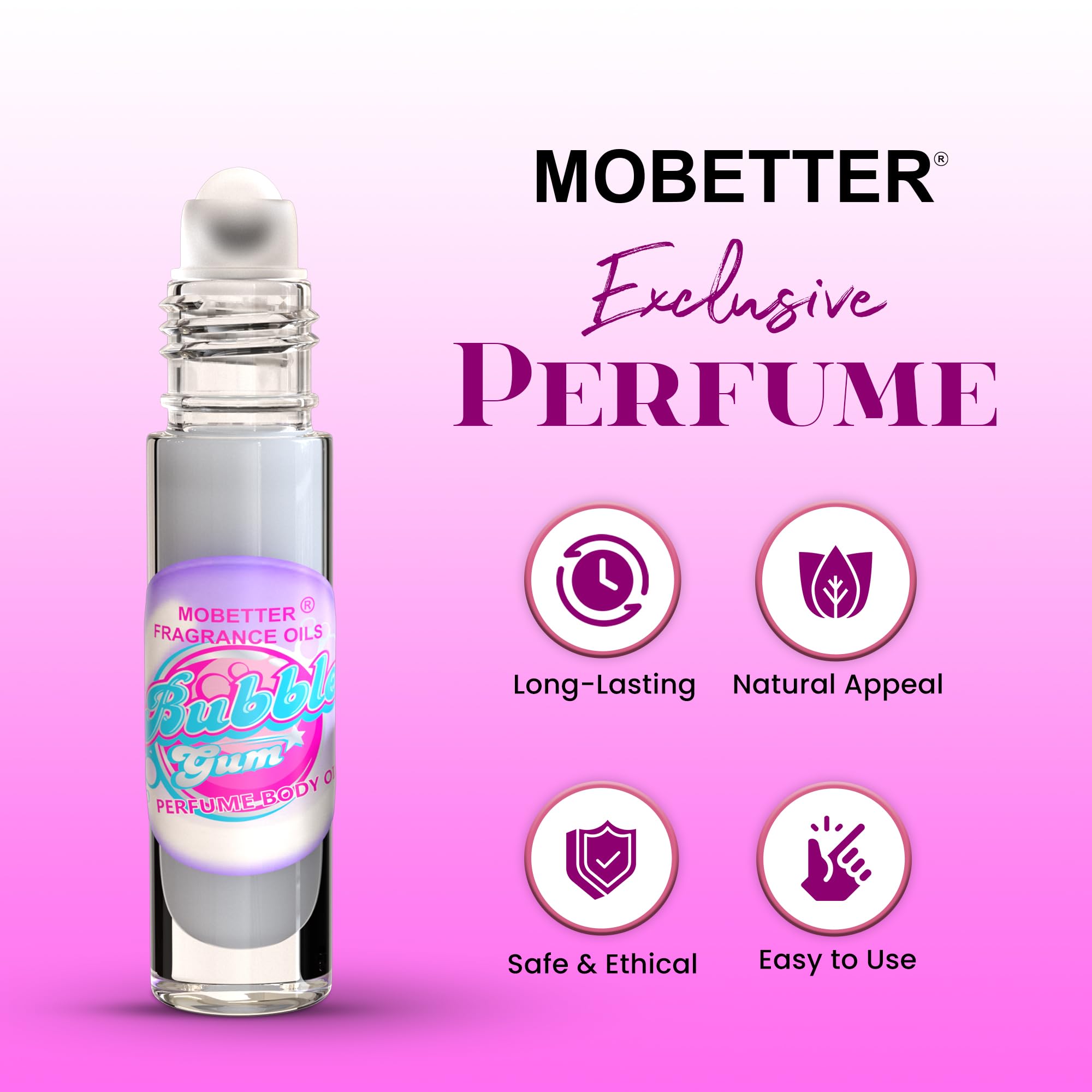 MOBETTER FRAGRANCE OILS' Bubble Gum Perfume Body Oil