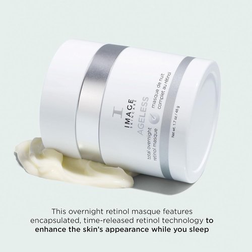IMAGE Skincare Ageless Total Overnight Retinol Masque - Firming Facial Mask with Marine Collagen & Peptides, 1.7 oz