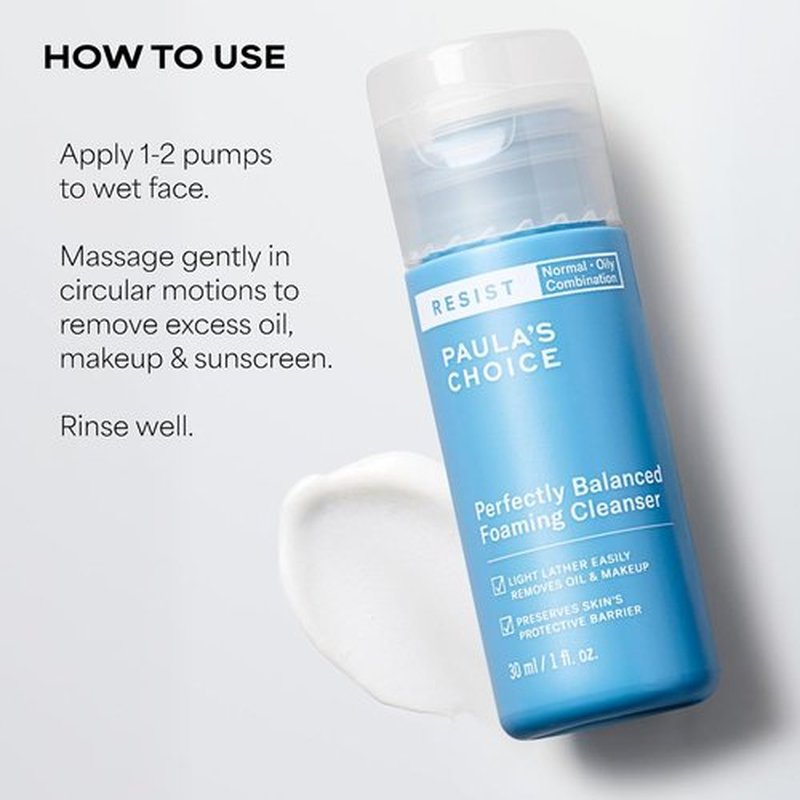 Paula's Choice RESIST Foaming Facial Cleanser - Hydrating Anti-Aging Wash for Oily Skin, Fragrance-Free