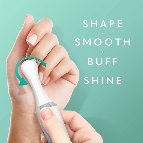 Replacement Discs for Bellasonic 4-in-1 Rechargeable Electric Nail File Set with Unique Oscillating Head – Shape, Smooth, Buff & Shine Nails | Remove Cuticles & Calluses (2 Sets)
