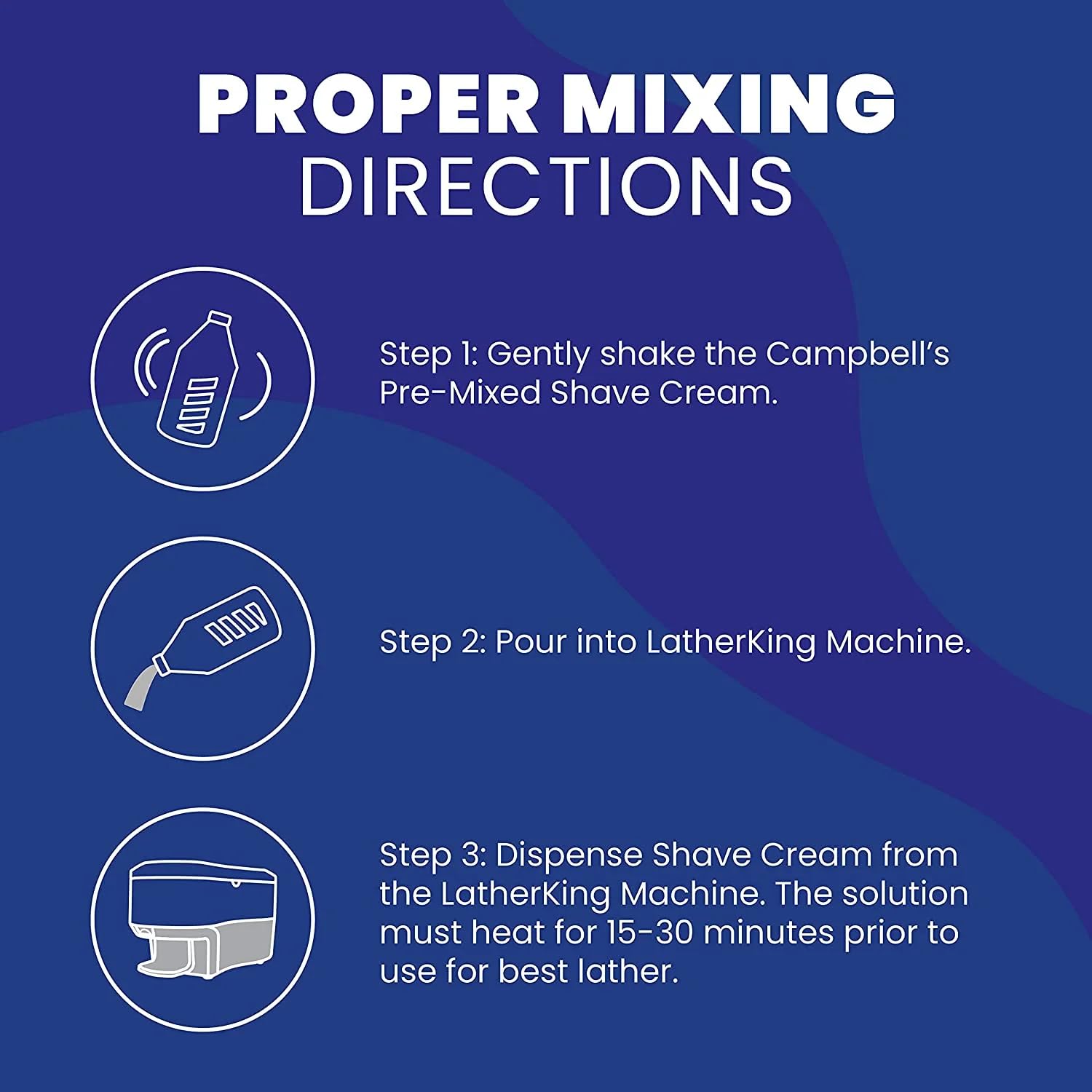 Campbell's Premix Liquid Lather for Lather Machine (1/2 Gallon, 4 Pack)