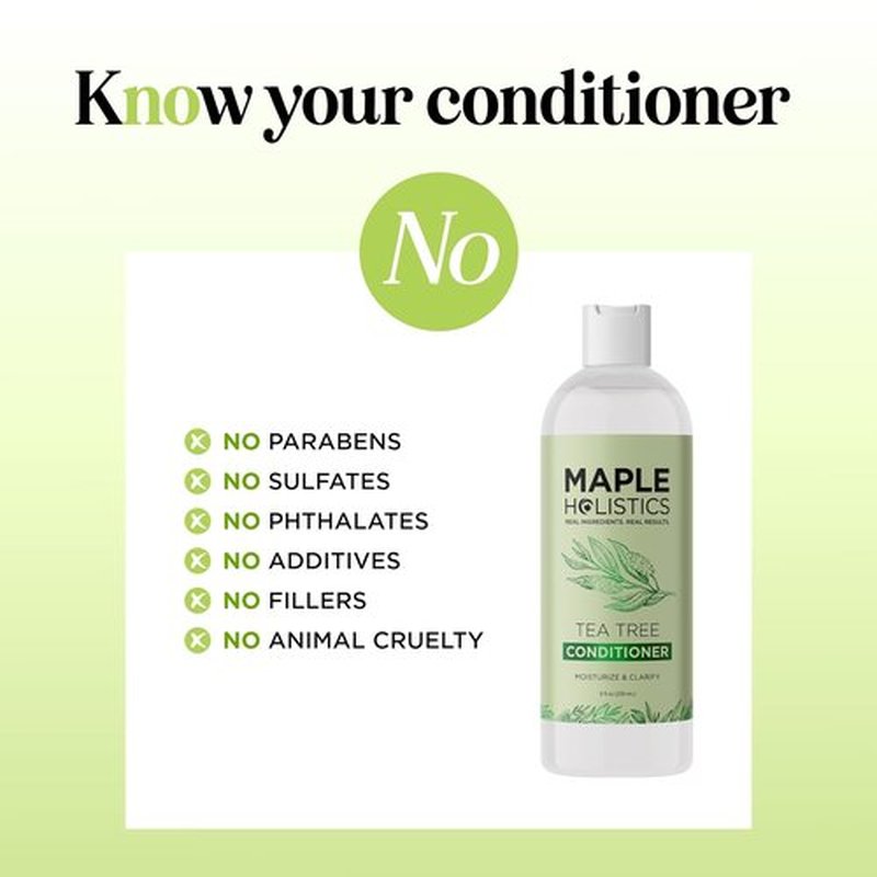 Regine Switzerland Tea Tree Conditioner - Sulfate-Free Formula for Dry Hair & Scalp Care