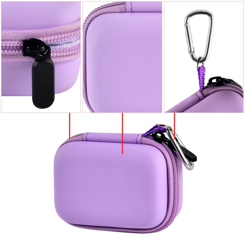 Portable Charger Power Bank Case for Swyop/for Feob/for Charmast/for JEJILL/for LanLuk/for VEGER/for iWALK/for Taegila/for Kuulaa and More Small Charging Battery Pack - Bag Only (Purple)