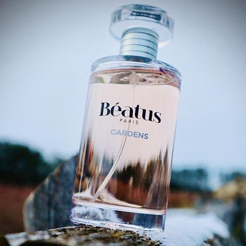 Beatus Paris Gardens - Luxury Eau de Parfum for Women - Long-Lasting Spicy Rose & Jasmine - Travel Size 3.4 oz