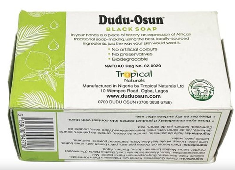 Kovafood Dudu Osun Original Black Soap, 150g (Pack of 6)