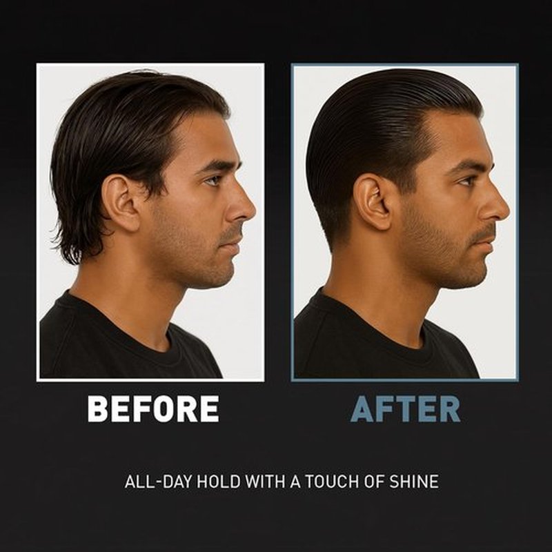 CRVFT Pomade 2oz | Medium Hold Styling Gel - Semi-Matte Finish for Men - Water-Based, Boss Scented