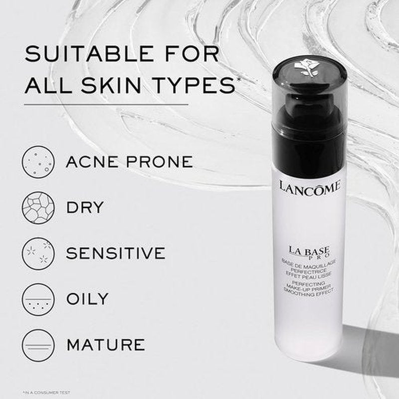 Lancôme La Base Pro Perfecting Makeup Primer - Oil-Free, Smoothing Formula for All Skin Types | 0.8 Fl Oz