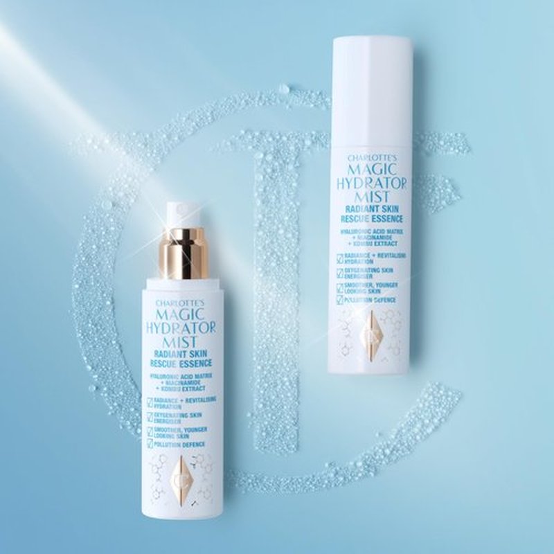 Charlotte Tilbury Magic Hydrator Face Mist - Hydrating Facial Spray for an Instant, Dewy Glow - Helps Absorb Other Skincare Products, Revitalizes Complexion & Leaves Skin Visibly Radiant