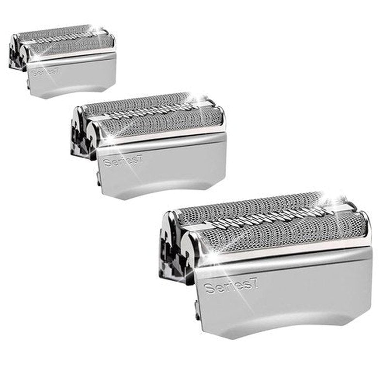 Braun 70S Electric Shaver Head Replacement - High-Quality 3-Pack for Series 7 Shavers