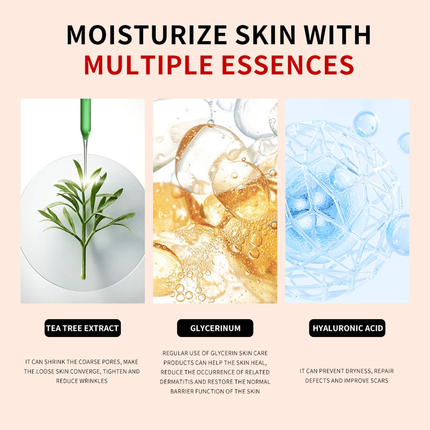 Soelegant Moisturizing Body Lotion with Tea Tree Oil,Daily Hand & Body Moisturizer for Dry to Extra Dry Skin,Absorbs Instantly,Gentle & Lightweight Non-Sticky, Barrier Repair Skin Firming Cream