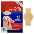 Nail Treatment Patches, 21 Pcs Discolored Thickened Nails Repair, 8 Hour Nightime Nail Renewal Waterproof for men women