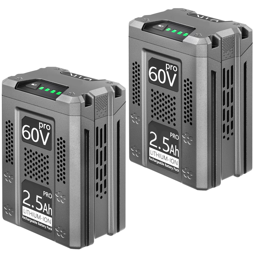 DTK 2500mAh Replacement for Greenworks 60V Battery LB60A00 LB60A01 LB60A02 LB60A03 2 Packs