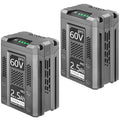 DTK 2500mAh Replacement for Greenworks 60V Battery LB60A00 LB60A01 LB60A02 LB60A03 2 Packs